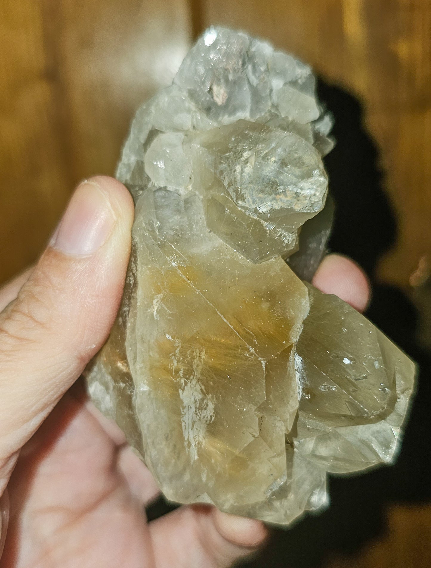 Golden Rutile Cluster