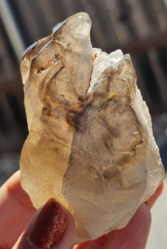 Elestial Quartz w Citrine Core