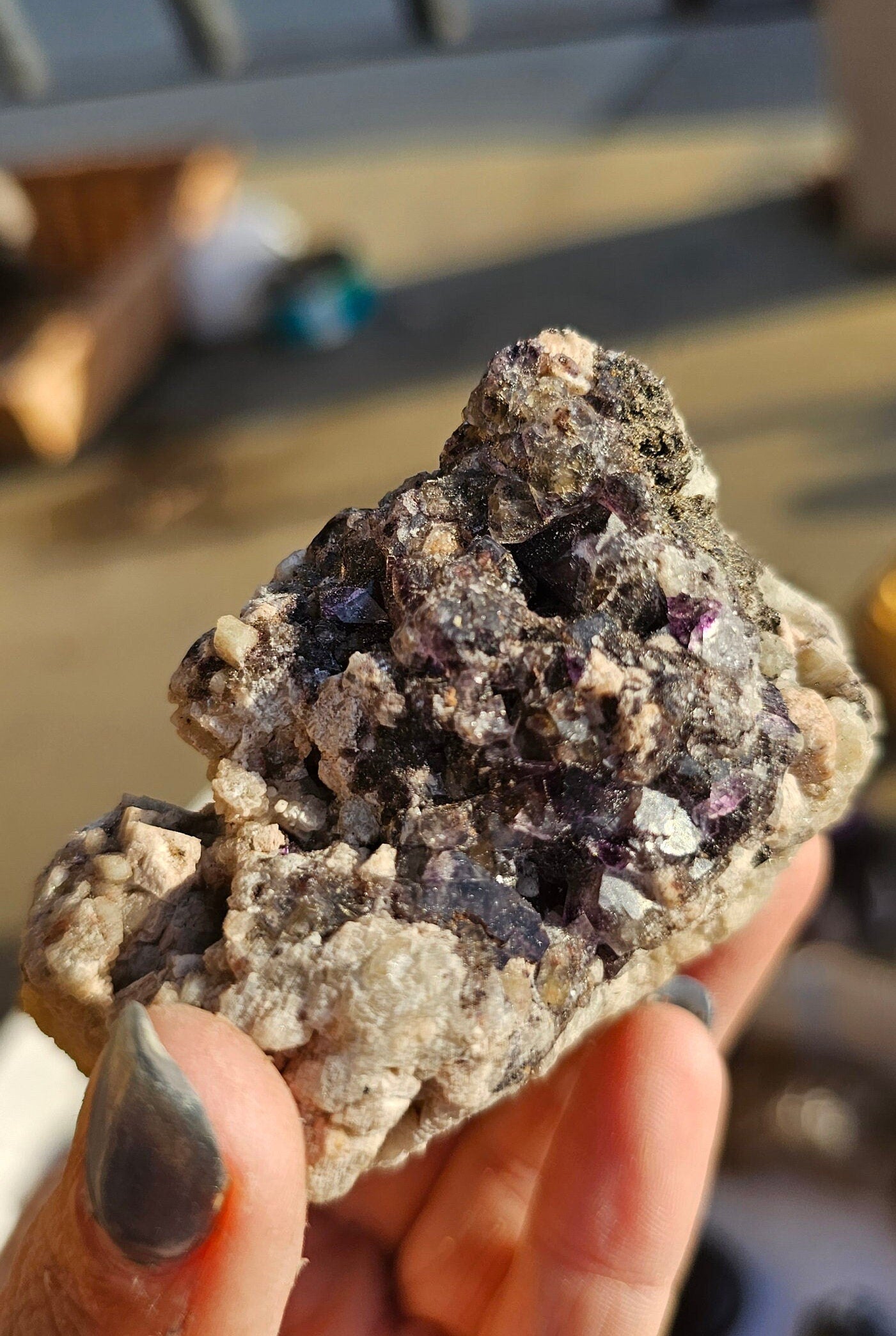 RAW Purple Brazilian Fluorite