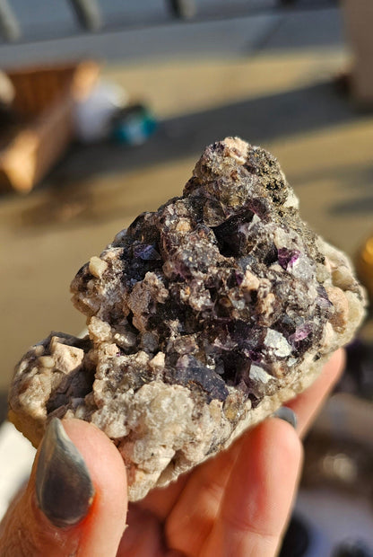 RAW Purple Brazilian Fluorite