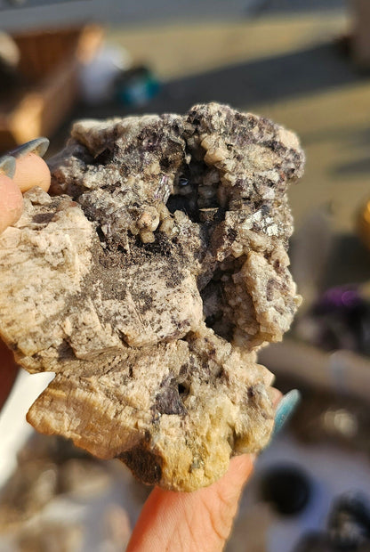 RAW Purple Brazilian Fluorite