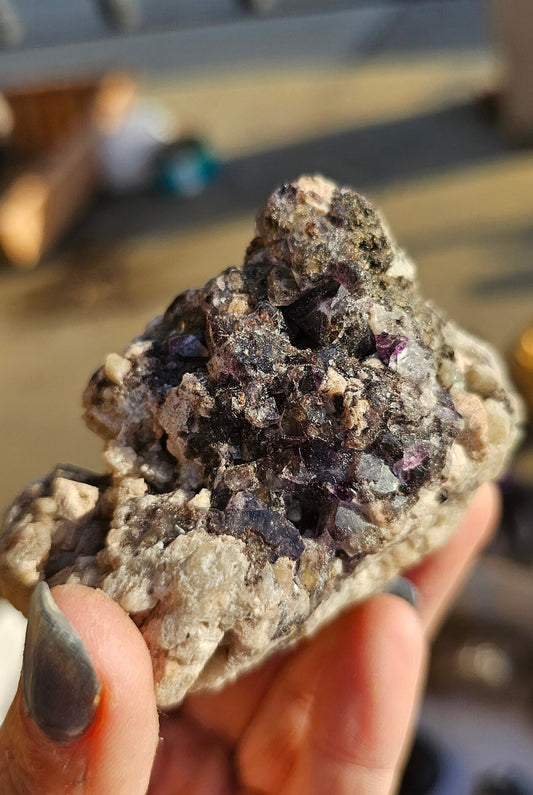 RAW Purple Brazilian Fluorite