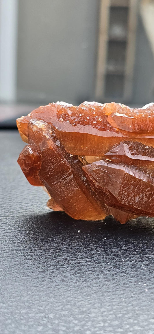 Red JELLY Dragon Hematite Quartz Filled w Record Keepers from Morocco