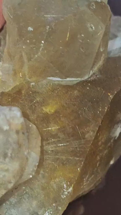 Golden Rutile Cluster