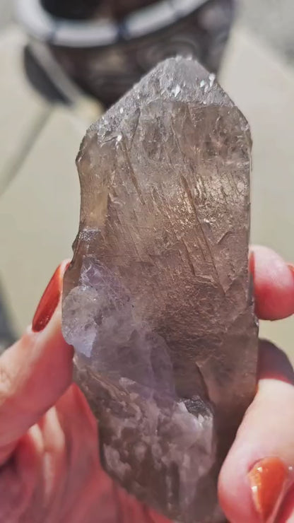 HYDROTHERMAL ETCHED SMOKY QUARTZ